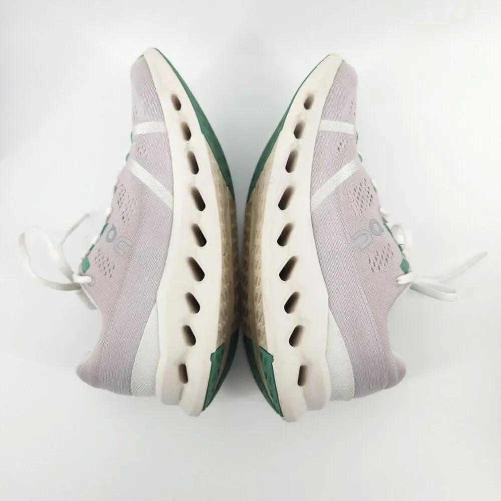 On Cloudsurfer 2 Shoes Womens Size 7.5 White Frost Athletic Running Walking